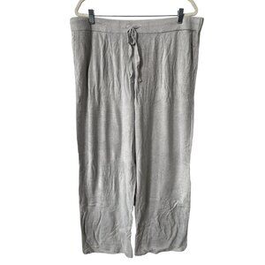 Barefoot Dreams Pant Size 1X Regular CozyChic UltraLite Rolled Edge Skylight NEW